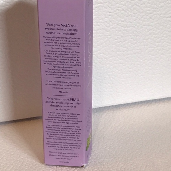 🆕 KORA ORGANICS Noni Night AHA Resurfacing Serum 30 mL NIB - Picture 9 of 9